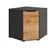 Vicco Eckkommode Ruben 78 x 77 cm Anthrazit Eiche