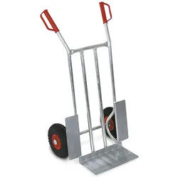 BRB Alu-Sackkarre, mit pannensicheren Reifen, BxTxH 570 x 520 x 1040 mm, Tragkraft 200 kg