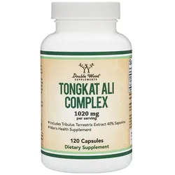 Double Wood Supplements Tongkat Ali Extract (120 Kapseln)