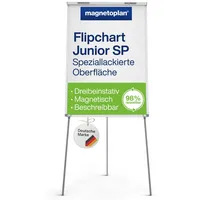 Magnetoplan Flipchart 70 x 185 cm Grau/Weiß