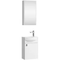 Planetmöbel Badmöbel Set mit Waschtisch inkl. Waschbecken und Spiegelschrank