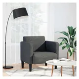vidaXL Sessel mit Armlehnen Cordstoff 57,9 x 54 x 59,9 cm Dunkelgrau