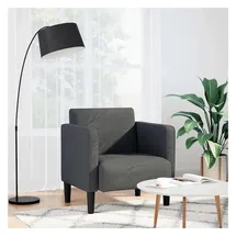 vidaXL Sessel mit Armlehnen Cordstoff 57,9 x 54 x 59,9 cm Dunkelgrau