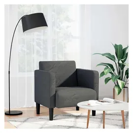 vidaXL Sessel mit Armlehnen Cordstoff 57,9 x 54 x 59,9 cm Dunkelgrau
