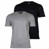 Champion T-Shirt »Basic 2pack Crew-Neck«, (Packung, 2 tlg., 2), grau