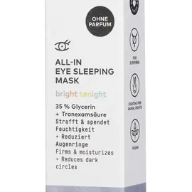 Nø Cosmetics bright tønight All-In Eye Sleeping Mask 15 ml