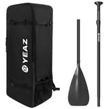 YEAZ KIT CARBON rucksack & carbon-paddel SUP-Paddel, Rucksack & Carbon-Paddel schwarz