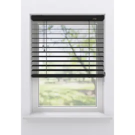 MY HOME Jalousie Matt (B x H: 150 x 180 cm, schwarz Aluminium)