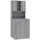vidaXL Waschmaschinenschrank 0 x 0 cm Grau Holzwerkstoff