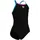 Arena Light Drop Solid Badeanzug Schwarz/Pink 140