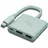 Steelplay Mini Dock Adapter grau Nintendo Switch