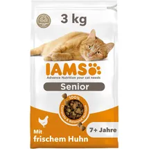 Iams Senior Katzenfutter mit Huhn 2 x 3 kg