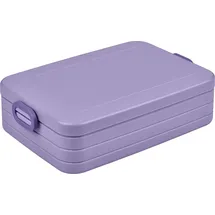 Mepal - Lunchbox Take a Break Large - Brotdose To Go - Für 4 Sandwiches oder 8 Brotscheiben - Meal Prep Box - Essensbox mit Unterteilung - Spülmasch