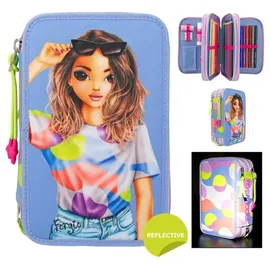 DEPESCHE TOPModel 3 Fach Federtasche FLASH