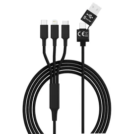 Smrter USB-C auf USB-A 1,2 m Schwarz