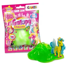 craze magic slime FOILBAG | Schleim Kinder im Beutel 75ml Slime Set mit Glitzer & Galupy Unicorn Einhorn Figur Überraschung, geruchsneutral, rückstandsfrei