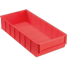 Allit 456551 Sichtlagerkasten (L x B x H) 400 x 185 x 81mm Rot 1St.