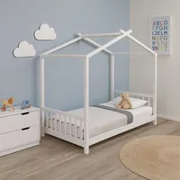 Hti-Living Hausbett 90 x 200 cm MDF weiß