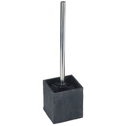 WENKO WC-Garnitur Slate Rock schwarz Stein