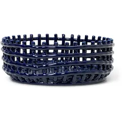 Ferm Living - Keramik Centerpiece Schale, blau