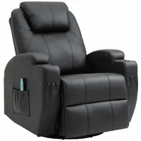 Thanaddo Loungesessel Relaxsessel Fernsehsessel Ruhesessel Liegesessel mit Liege-Funktion schwarz