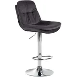 CLP Barhocker Laurel Samt schwarz
