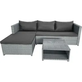 Happy Home Loungeset 3-tlg. Dunkelgrau