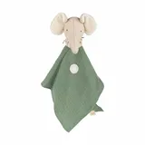Sigikid 39927 - Musselintuch Elefant Tiny Tissues, Schnuffeltuch
