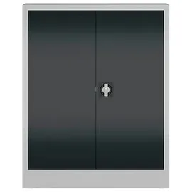 Classix Stahlschrank X-530318 anthrazit, lichtgrau 80,0 x 38,0 x 100,0 cm, aufgebaut