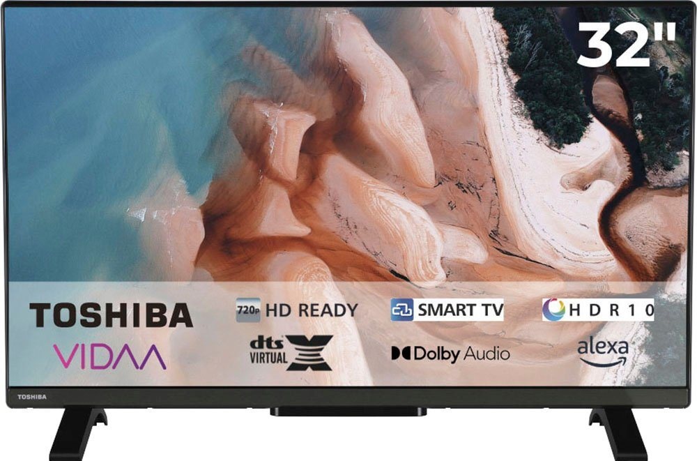 Toshiba 32WV2E63DG LED-Fernseher (80 cm/32 Zoll, HD ready, Smart-TV) grau