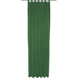 Wirth Vorhang Umea, Wirth, Schlaufen (1 St), blickdicht, Jacquard grün 132 cm x 225 cm