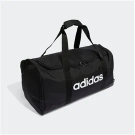 adidas Linear Duffelbag Black / Black / White M