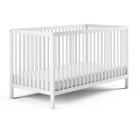 Kids Collective Babybett Gitterbett Weiß 60 x 120 cm