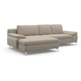sit&more Ecksofa SIT & MORE "Latigo L-Form", beige, B:290cm T:163cm, Sofas, Ecksofa, mit Mega-Recamiere, wahlweise mit Bettfunktion und Bettkasten
