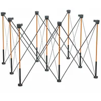 Bora Untergestell Stahl 915 mm grau