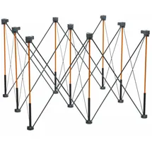 Bora Untergestell Stahl 915 mm grau