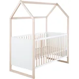 ROBA BAUMANN Roba Hausbett 70x140cm Buche natur Holz weiß