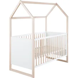 ROBA BAUMANN Roba Hausbett 70x140cm Buche natur Holz weiß