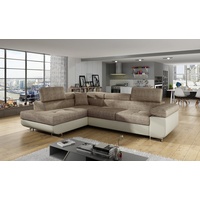 yourhouse24 Ecksofa ANTON L-form Schlafsofa Wohnlandschaft Links Rechts Couch Bettkasten