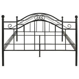 Home Affaire Metallbett 140 x 200 cm Schwarz