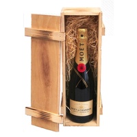 (85,73€/l) Moet & Chandon Brut Impérial Champagner in Holzkiste 12% 0,75l Flasch