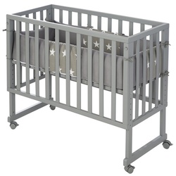 roba Beistellbett, (BxL): 49,5 cm x 90 cm, Holz, taupe - braun