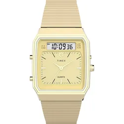 Quarzuhr TIMEX "REISSUE", goldfarben, Armbanduhren, Damen, Armbanduhr, Herrenuhr, Damenuhr,digital,Edelstahlarmband