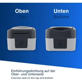 REV Ritter REV Komplett Doppelsteckdose AquaStorm Hellgrau, Schwarz 0004080400 1St.