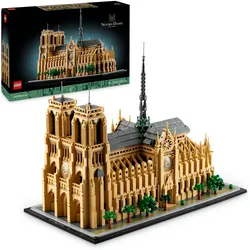 LEGO® Konstruktionsspielsteine »Notre-Dame de Paris (21061), LEGO Architecture«, (4383 St.), Made in Europe LEGO® bunt