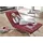 W.Schillig Relaxliege daily dreams Leder 75 x 85 x 169 cm rot mit Kissen