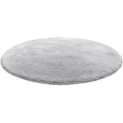 Badematte HOMIE LIVING "Porto Azzurro", grau, H:30mm, Polyester, Badematten, Badteppich, uni, rechteckig & rund, waschbar, Badezimmerteppich