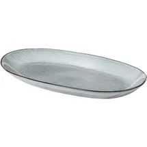 Broste Copenhagen Nordic Sea Servierplatte oval 30 x 17 cm blau