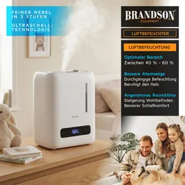 Brandson Luftbefeuchter 4 Liter schwarz