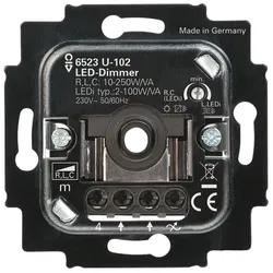 1St. Busch-Jaeger 6523 U-102 Busch-Drehdimmer, UP, LED, 2-100 W